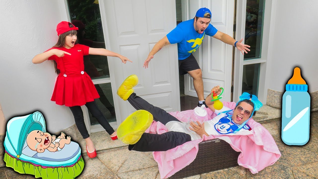 ENCONTREI UM BEBÊ GIGANTE NA PORTA !!! (FUI TROSLADO?)