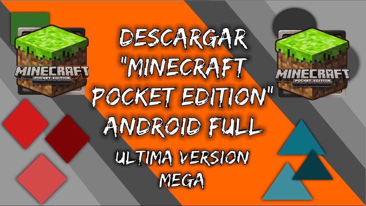 Descargar Minecraft Pocket Edition Full Ultima Version (APK Mega) Pro