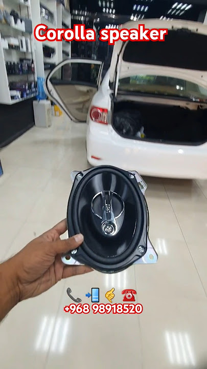TOYOTA COROLLA ALPINE SPEAKER  upgrade high quality beast one speaker which one this brand Alpine