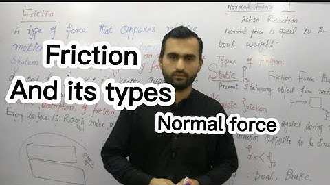 friction /types of friction /normal force/pashto /short video