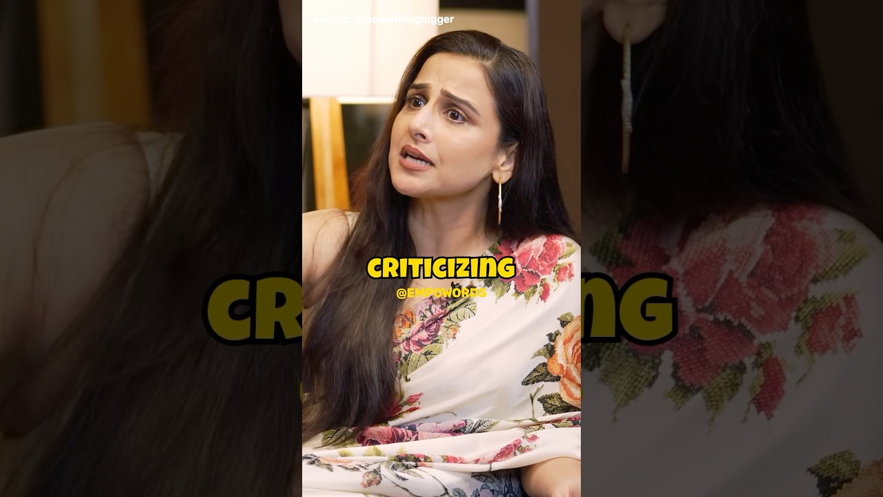 Видья Балан о весе, неуверенности в себе и о том, как стать владельцем своей истории 🔥