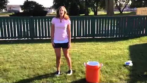 Kate DeGaetano takes the ALS Ice Bucket Challenge!
