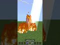 How to make a lightning attack in Minecraft Bedrock! ⚡ #shorts
