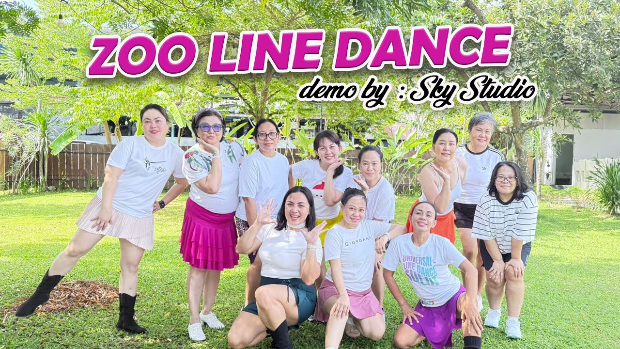ZOO Line Dance demo by Sky Studio  | Choreo by Stefani Izaak | 