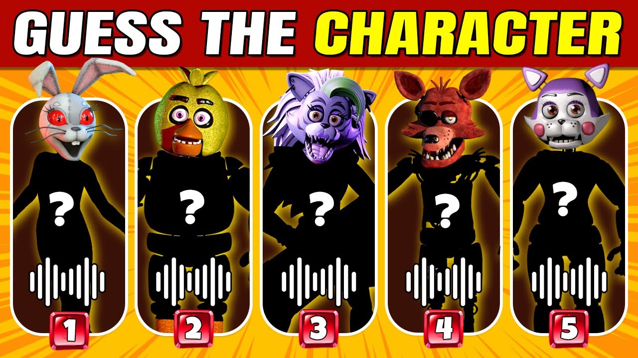 Guess The FNAF Character by Body & Emoji - Fnaf Quiz | Five Nights At ...