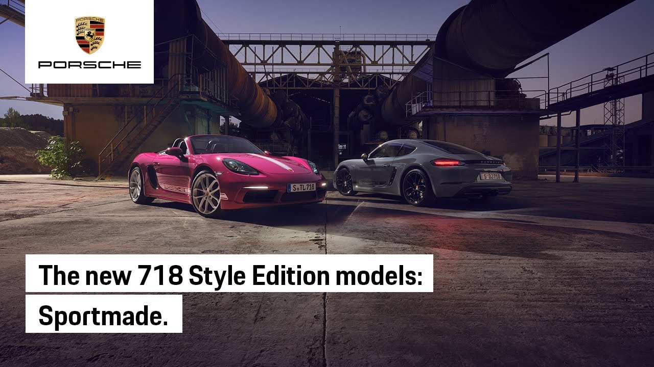 The new Porsche 718 Boxster and 718 Cayman Style Editions