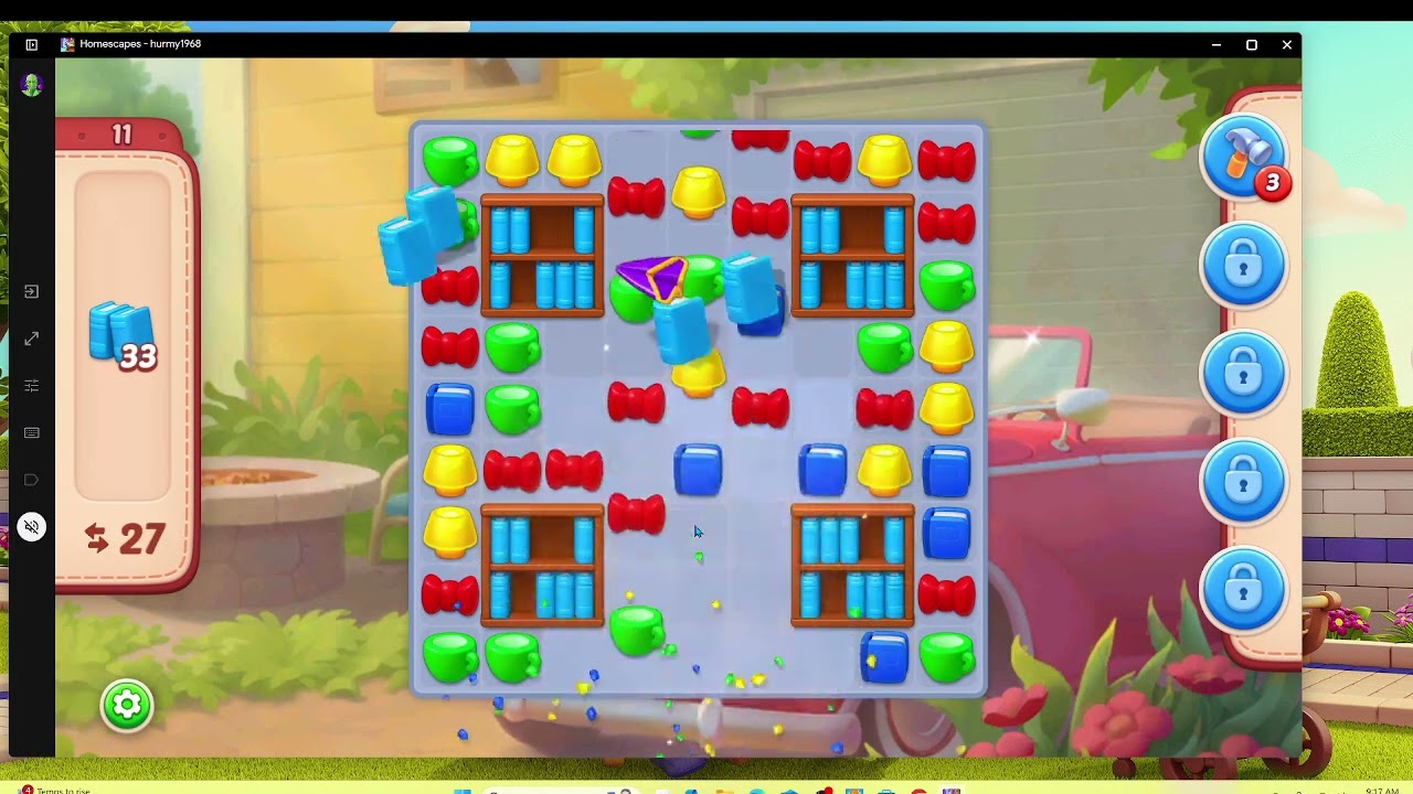 Homescapes Level 11 + Mini Game | Audio Talkthrough F2P Walkthrough & Tips