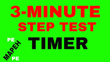 DRUM BEAT 3-minute step test TIMER