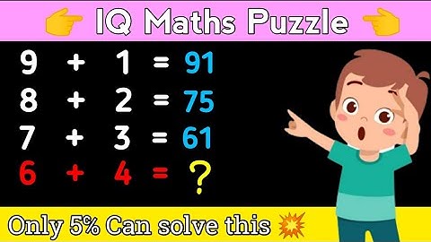 Maths puzzle with Answer //#78// IQ maths puzzle //#logicalreasoning #logical #iq #mathspuzzles