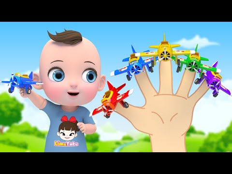Finger Family Color <strong>Mini</strong> Plane NurseryRhymes song अंग्रेजी नर्सरी गाया जाता है | <strong>Super</strong> Lime And Toys