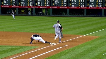 MIA@COL: Rockies gets final out after call overturned