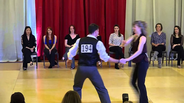 Andrew Hayden & Trisha Lea at New Years Dance Extr...