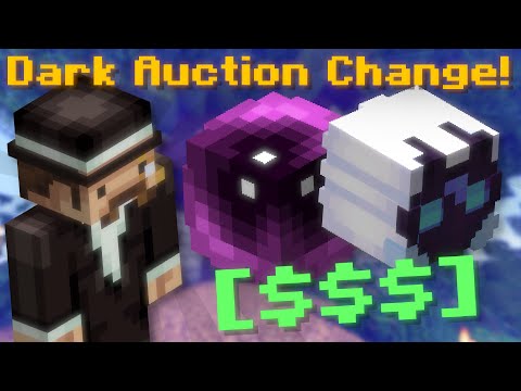 Massive Dark Auction Change! Up To 70% More Items Sold! (hypixel Skyblock News)