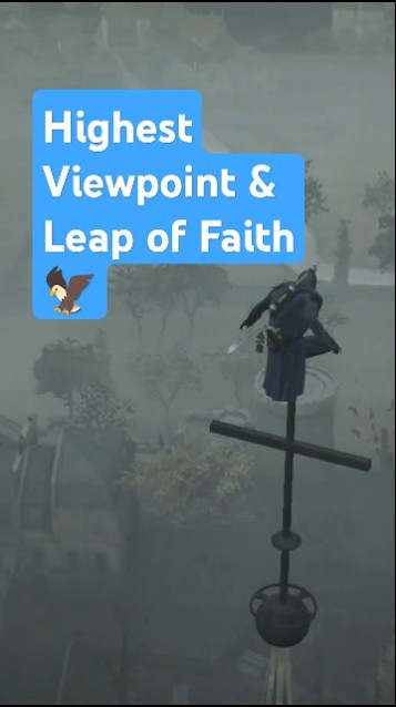 Highest Viewpoint & Leap of Faith of Basilica - Assassin's Creed Unity ...