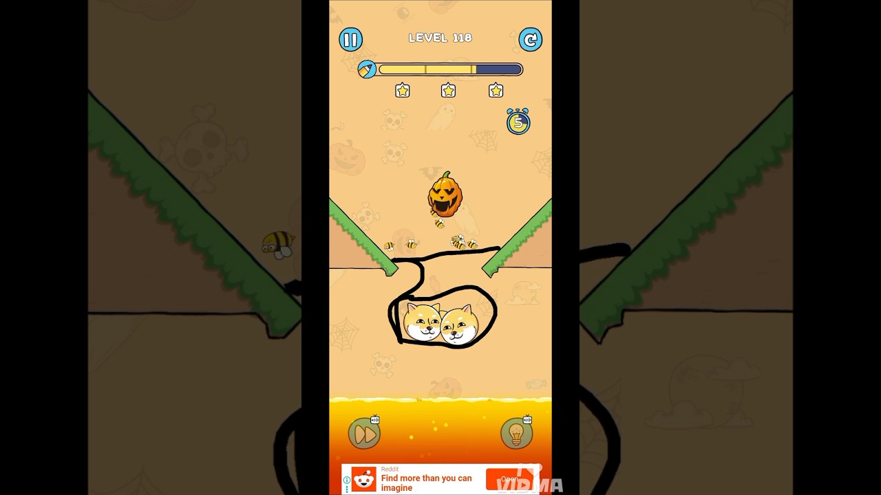 Dog vala game Doge Rescue: Draw To Save android gameplay short video 