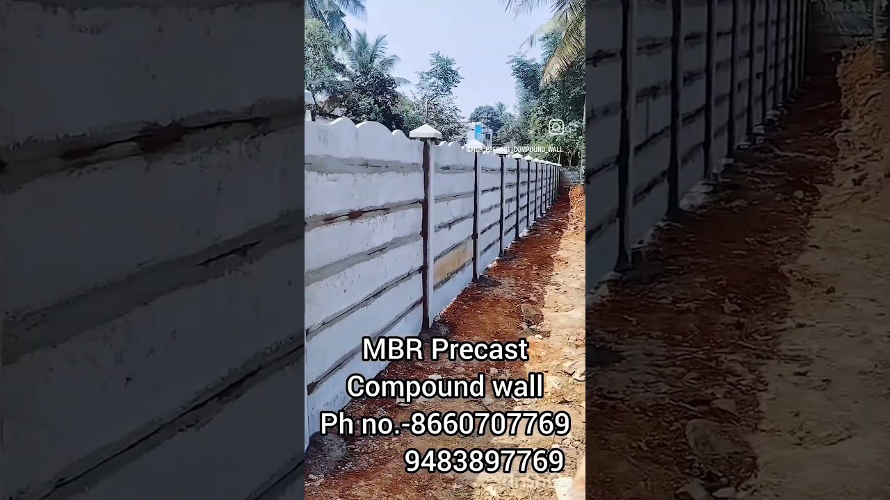 Precast wall, hollow block compound and all types of fencing available .           kumar:8660707769