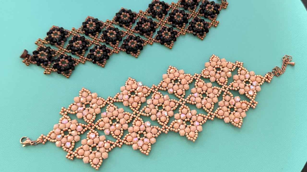 Christmas Gift Idea || Beaded Cuff Bracelet || 