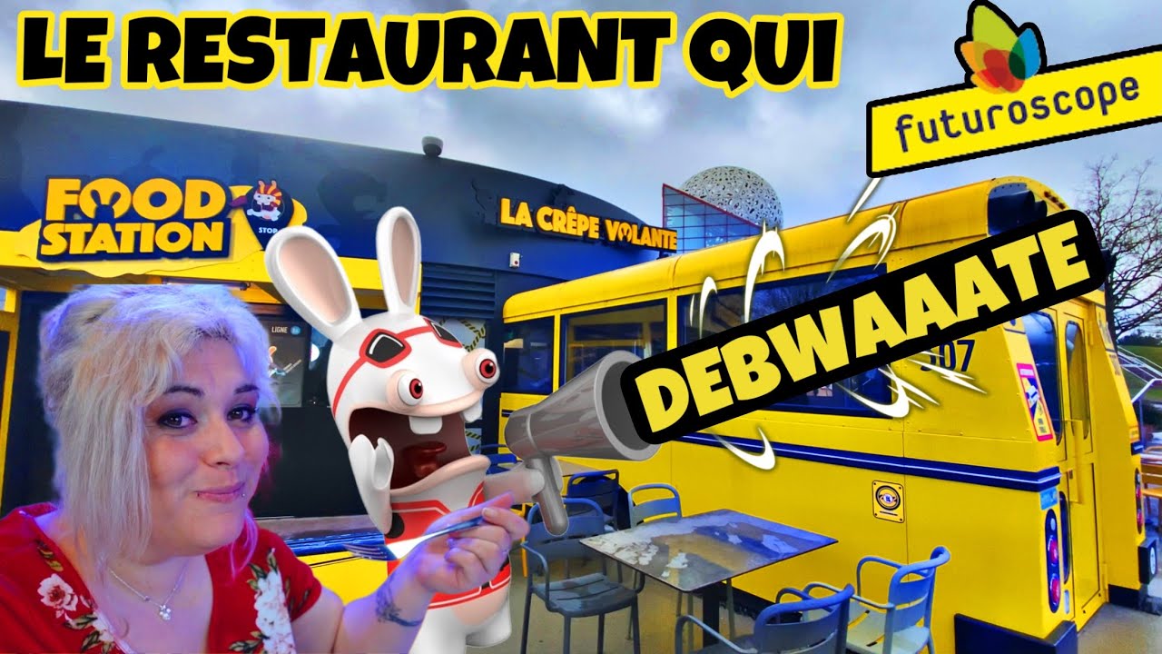 LA CRÊPE VOLANTE AU FUTUROSCOPE - LE RESTAURANT DES LAPINS CRETIN