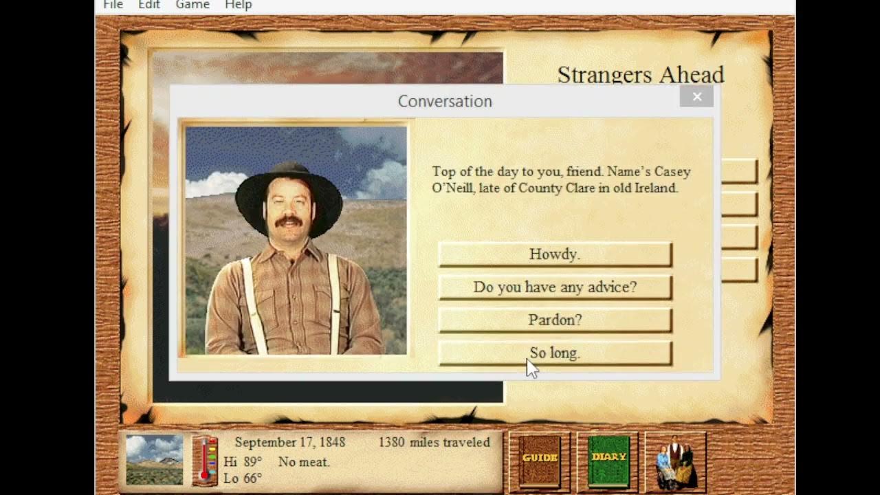 Oregon Trail 2 High Score run! YouTube