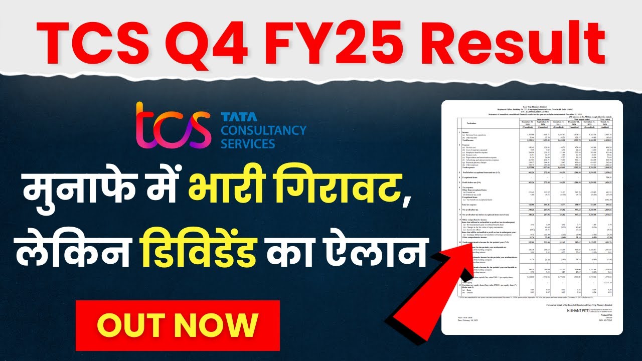 TCS Q4 Results 2025 | Tata Consultancy Services Ltd Results Today | TCS Share Latest News