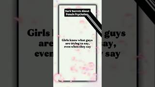 Dark Secrets About Female Psychology #shorts #psychology #female #facts