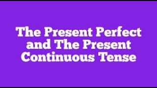 present perfect progressive sc 1.الدرس الثالث المضارع التام المستمر  - بشرح وايجاز مع مروان بماليزيا