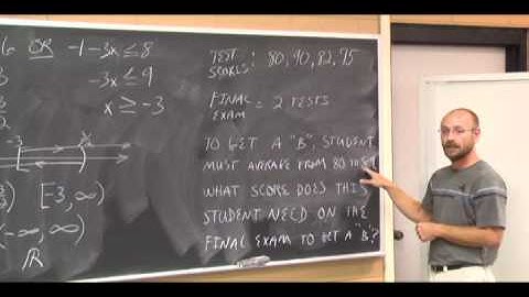 Intermediate Alg Section 1.7 Absolute Value Inequalities (Part 2)