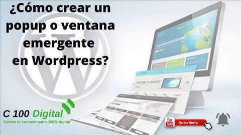 👉¿Cómo crear un popup o ventana emergente en wordpress? ✅  Fácil! 2020 ✅