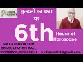 कुण्डली का छटा घर। 6th house of Horoscope