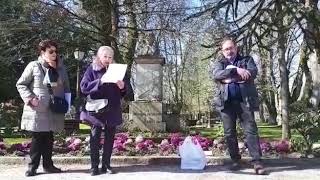 Lugo rinde homenaje a Rosalía con una lectura de sus poemas