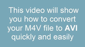 How to Convert M4V to AVI