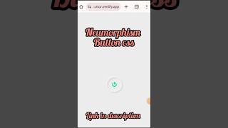 Soft Glow Buttons in CSS ✨💻 | #Neumorphism #UITrends #WebDesign #trendingshorts screenshot 3