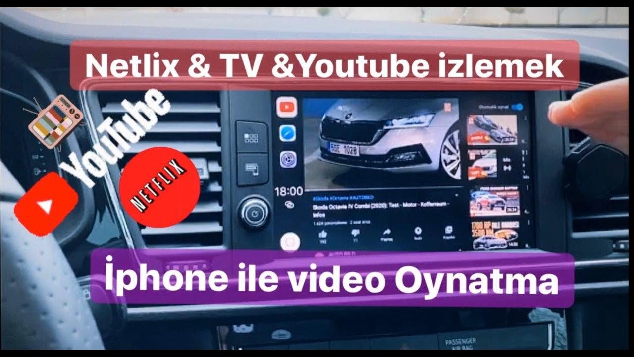 Tüm Carplayli Araçlarda Video Oynatma | Youtube | TV | İphone Jailbreak |  Netflix | VW | Seat |Skoda - YouTube