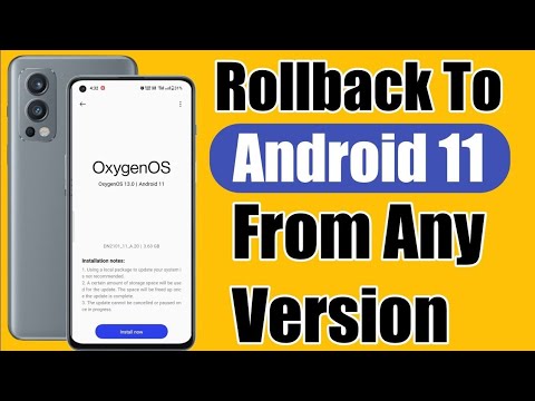 Downgrade Oneplus Nord 2 To Android 11 From Any Android Version Like ...