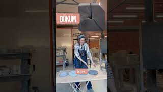 ATÖLYEDEN SOFRANA EL YAPIMI SERAMİK BİR TABAĞIN YAPIM AŞAMALARI