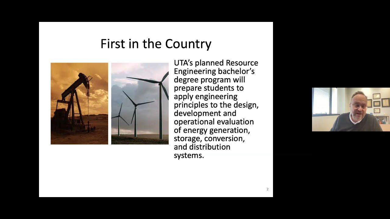 Resource and Energy Engineering at UTA