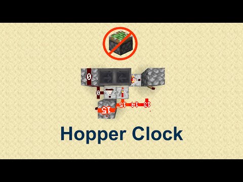 Hopper clock without pistons