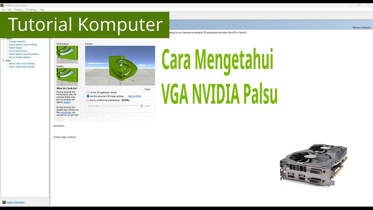 Tutorial on how to spot a fake NVIDIA VGA GPU, don't be fooled