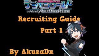 Digimon Re Digitize - Recruit Guide Part 1 screenshot 3