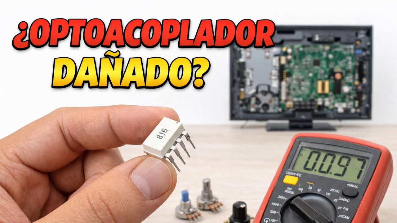 Cómo SABER si un OPTOACOPLADOR está DAÑADO!