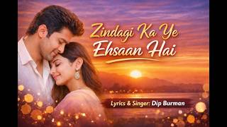 Zindagi Ka Ye Ehsaan Hai ❤️ | Romantic Hindi Song | Lyrics & Singer: Dip Burman