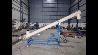 Mahavir Industries | Tubular Screw Conveyor | Powder Feeding Conveyor l MS Pipe Screw Conveyor