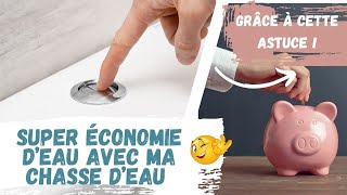 Grosse Économie Deau Avec Mes La Chasse Deau De Mes Wc
