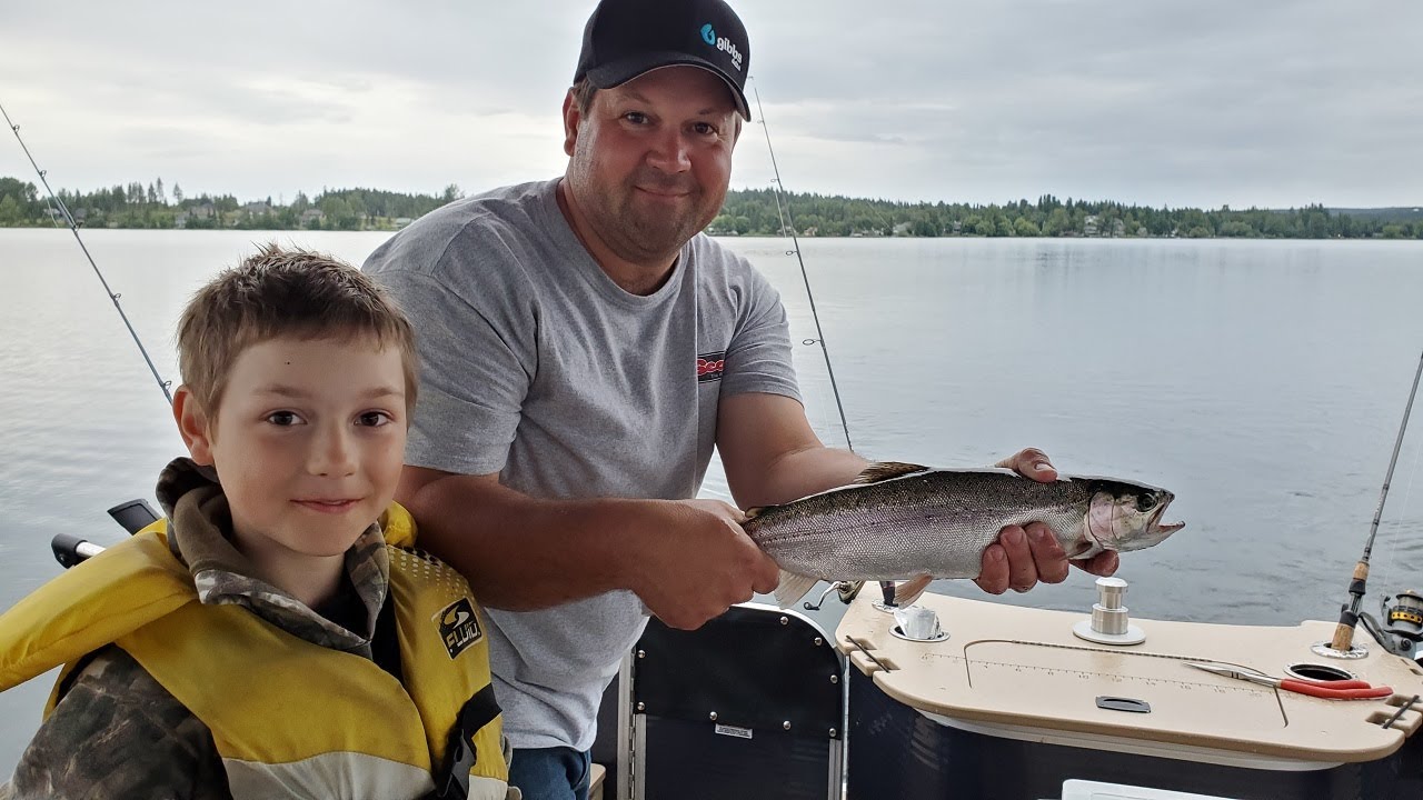 Pontoon Boat Fishing with Downriggers YouTube