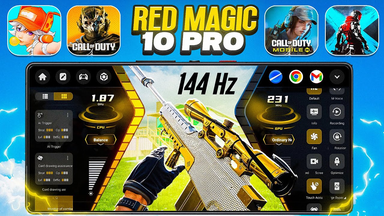 REDMAGIC 10 PRO Unboxing + Handcam Gameplay | FPS Test, Graphics ...