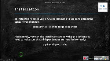 Python Tutorial 1.1 : Introduction and installation of Geopandas library