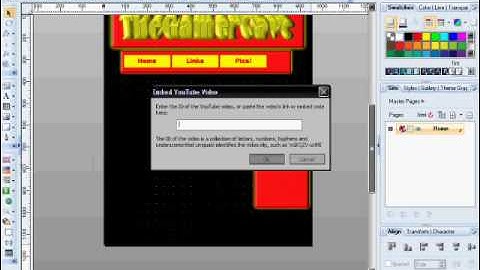 serif webplus x2 tutorial "Basic website" part 2