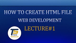 Creating an HTML file in Notepad