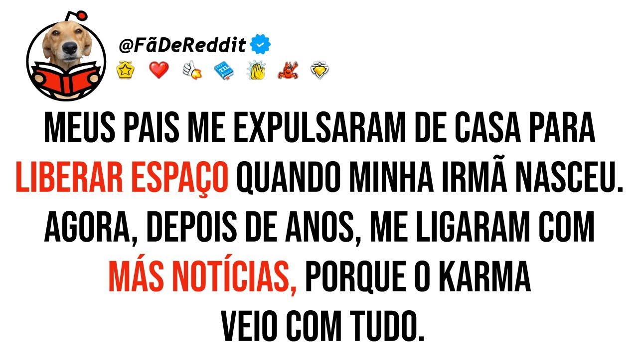 Meus pais me expulsaram de casa para liberar espaço quando minha irmã nasceu. Agora, depois de anos