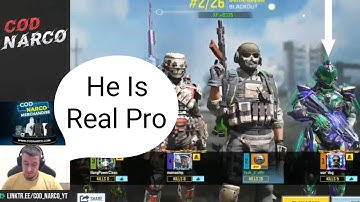 CoD Narco Reaction On This Legendary Random Player | Random Player Using Legendary Skin | CODM |